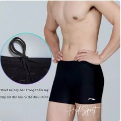 Quần Bơi Nam Lining LXKR666 - Chuyên Nghiệp, Thời Trang, Chất Liệu Thấm Nước UPF 50+, Thiết Kế Ôm Cơ Thể, Dễ Chịu Khi Vận Động