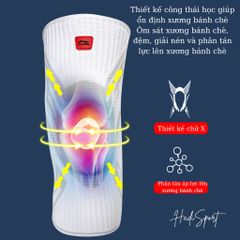 Băng Bảo Vệ Đầu Gối Lining Nâng Cấp - Nẹp Lò Xo & Miếng Đệm Silicon Dày, Hỗ Trợ Giảm Đau, Phục Hồi Chấn Thương