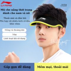 Mũ Chống Nắng Thể Thao LI-NING Nam Nữ LBKS641 - Chống Tia Cực Tím Cho Chạy Bộ, Đi Xe Đạp Mùa Hè, Mũ Tennis Cao Cấp