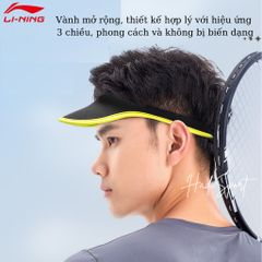Mũ Chống Nắng Thể Thao LI-NING Nam Nữ LBKS641 - Chống Tia Cực Tím Cho Chạy Bộ, Đi Xe Đạp Mùa Hè, Mũ Tennis Cao Cấp
