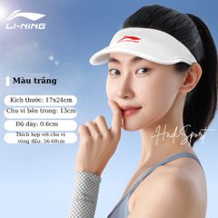 Mũ Chống Nắng Thể Thao LI-NING Nam Nữ LBKS641 - Chống Tia Cực Tím Cho Chạy Bộ, Đi Xe Đạp Mùa Hè, Mũ Tennis Cao Cấp