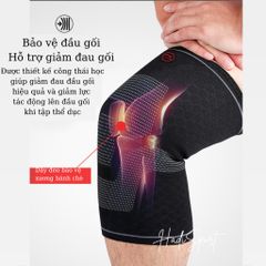 Băng bảo vệ đầu gối Li-Ning LQAM807 - Thiết kế điều áp chống trượt, hỗ trợ tối ưu cho thể thao và gym, thoáng khí, chất lượng cao
