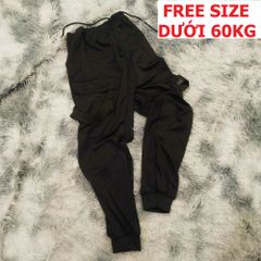 Quần Jogger Thể Thao Nam Nữ - Quần Tập Gym Đen Dây Hộp, Phong Cách Unisex Thoải Mái, Dễ Phối Đồ, FREESIZE, Thích Hợp Mọi Hoạt Động