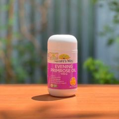 Tinh Dầu Hoa Anh Thảo Nature's Way 1000mg 60 Viên - Hỗ Trợ Cân Bằng Nội Tiết Nữ và Làm Đẹp Da - Hàng Nhập Khẩu Chính Ngạch Úc