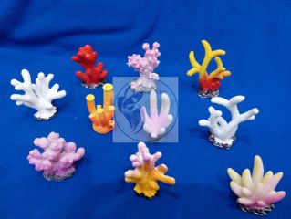 San Hô Nhựa Mini Trang Trí Bể Cá - Tiểu Cảnh Đẹp, Bền, Phong Cách Biển Nhân Tạo, Phụ Kiện Hồ Cá, Chất Liệu Resin Không Độc Hại
