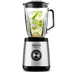 Máy Xay Sinh Tố Taurus Optima 1300 JB1300XC - Công Suất 1300W, Thủy Tinh Chịu Lực, Lưỡi Dao Inox 6 Cạnh, Dung Tích 1.5L