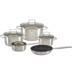 Bộ Nồi Elo Clio 5 Chiếc Inox 304 Cao Cấp - Bộ Nồi Đun Nấu Chống Dính, Phù Hợp Mọi Món Ăn, Bếp Gas & Từ, Xuất Xứ Đức