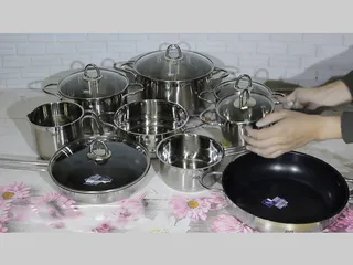 Bộ Nồi Inox Elo Smaragd 9 Món - Đúc Thép Không Gỉ, Thiết Kế Sang Trọng, Chịu Nhiệt Tối Ưu, Chống Dính, Xuất Xứ Đức