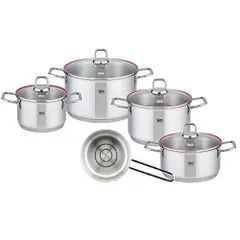 Bộ Nồi Inox Elo Excellent 5 Món Chất Liệu Thép Không Gỉ - An Toàn và Tiện Dụng Cho Mọi Loại Bếp