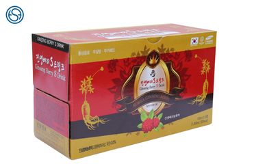 Nước Uống Quả Nhân Sâm Ginseng Berry S Drink - Hộp 10 Chai 100ml, Nước Giải Khát Bổ Dưỡng Từ Hàn Quốc, Tăng Cường Sức Khỏe