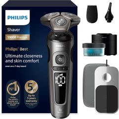 Máy cạo râu điện PHILIPS Shaver S9000 Prestige SP9882/36 - Chống nước, sạc không dây, chất lượng cao, quà tặng hoàn hảo cho phái mạnh