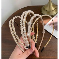 Bờm Cài Tóc Đính Hạt Ngọc Trai Phong Cách Hàn Quốc - Phụ Kiện Thời Trang Nữ Sang Trọng và Đẳng Cấp