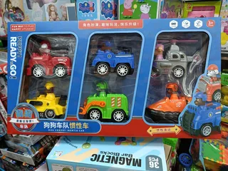 Bộ Sưu Tập Đồ Chơi 6 Nhân Vật Đội Chó Cứu Hộ Đi Xe Chạy Bằng Đà 8064 Paw Patrol Dogs Rescure Team
