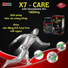 Viên uống bổ khớp X7-Care Olympian Labs 60 viên - Glucosamine, hỗ trợ giảm đau và tái tạo dịch khớp cho người thoái hóa khớp.