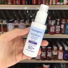 Tinh Chất Chống Nắng Neutrogena Ultra Sheer® Face Serum SPF60+ - Dưỡng ẩm, Vitamin E, Chống nắng rộng, Không để lại vết trắng