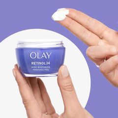 Kem Dưỡng Da Ban Đêm Olay Regenerist Retinol 24 + Peptide - Dưỡng Ẩm, Cải Thiện Nếp Nhăn, Làn Da Rạng Rỡ 48g