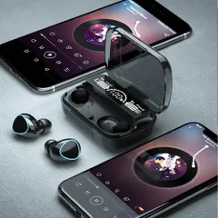 Tai Nghe Bluetooth M10 Pro - Tai Nghe Không Dây Phiên Bản Nâng Cấp Cảm Ứng, Âm Thanh CVC 8.0, Thời Gian Sử Dụng 3-4 Giờ, Dock Sạc 3500mAh