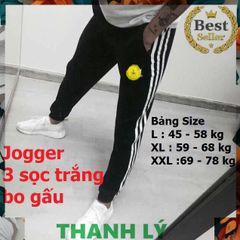 Quần Jogger Thể Thao Nỉ Unisex [3 Sọc Trắng] Umi - Đồ Chạy Bộ, Tập Gym Cho Nam Nữ, Chất liệu Thun Mịn, Dày Đẹp, Kiểu Dáng Thời Trang