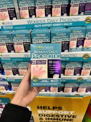 Men vi sinh cho phụ nữ Trunature 90 viên - Probiotic hỗ trợ sức khỏe đường ruột và miễn dịch, sản phẩm sức khỏe tốt cho phái nữ Mỹ