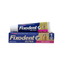 Keo dán hàm giả Fixodent Ultra Max Hold 62g - Giúp cố định hàm giả, bảo vệ nướu, ngăn ngừa mùi hôi miệng, sản phẩm từ Mỹ