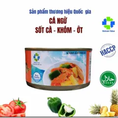 Cá Ngừ Sốt Cà Khóm Ớt KTC FOOD - Thịt Cá Ngừ Tươi Ngon, Dinh Dưỡng Cao, Tiện Lợi Mọi Lúc, Giải Pháp Bữa Ăn Nhanh Gọn