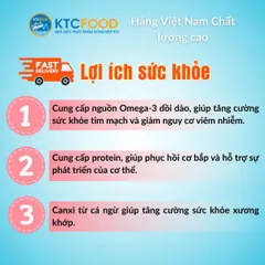 Cá Ngừ Ngâm Dầu KTC FOOD 185gr - Thực Phẩm Tiện Lợi, Ngon Chất Lượng Cao, Bổ Dưỡng Để Dùng Ngay Hoặc Kết Hợp Món Ăn