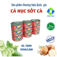 Cá Sốt Cà Đóng Hộp KTC FOOD - Combo 9 Lon 155gr Cá Mòi, Cá Nục, Cá Trích Ngon Như Cơm Mẹ Nấu, Tiện Lợi Dùng Ngay