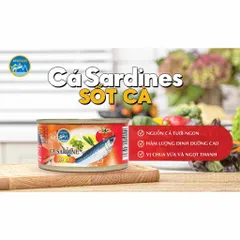 Cá Hộp KTC Food Sốt Cà Chua 155gr - Hương Vị Tươi Ngon, Tiện Lợi Cho Bữa Ăn Nhanh Chóng, Cam Kết Chất Lượng