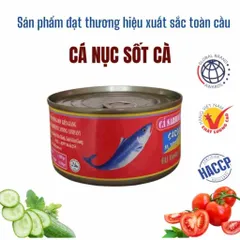Cá Mòi Sốt Cà Chua Vị Cay KTC FOOD 155gr - Hương Vị Đậm Đà, Tiện Lợi Ăn Ngay, Không Chất Bảo Quản