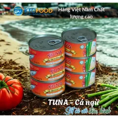 Cá Ngừ Sốt Cà Đậu Hành KTC FOOD - Hộp Thịt Cá Ngừ Tươi Ngon, Tiện Lợi Cho Bữa Ăn Nhanh Gọn, Đậm Đà Hương Vị Việt