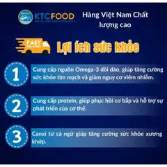 Cá Ngừ Sốt Cà Đậu Hành KTC FOOD - Hộp Thịt Cá Ngừ Tươi Ngon, Tiện Lợi Cho Bữa Ăn Nhanh Gọn, Đậm Đà Hương Vị Việt