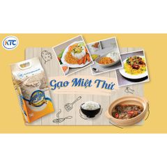 Gạo Miệt Thứ ST25 KTC - Gạo thượng hạng 5kg, hạt dẻo thơm ngon, đạt giải gạo ngon thế giới, an toàn cho sức khỏe