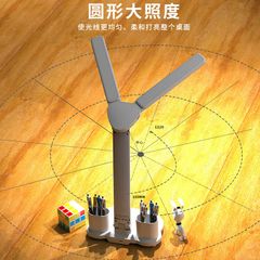 Đèn Bàn Học Chống Cận 3 Chế Độ Có Đồng Hồ - Bóng LED Bền, Thiết Kế Hiện Đại, 360 Độ Gập Gọn Cho Trẻ Em Học Tập