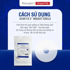 Miếng Dán Xóa Mờ Sẹo Lồi Scar FX 3″ cho Phẫu Thuật Ngực - Loại Bỏ Sẹo Hiệu Quả, Silicone Y Khoa An Toàn, Sử Dụng Dễ Dàng