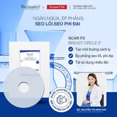Miếng Dán Xóa Mờ Sẹo Lồi Scar FX 3″ cho Phẫu Thuật Ngực - Loại Bỏ Sẹo Hiệu Quả, Silicone Y Khoa An Toàn, Sử Dụng Dễ Dàng