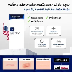 Miếng Dán Xóa Mờ Sẹo Phẫu Thuật Ngực Rejuvaskin Scar FX - Hỗ Trợ Điều Trị Sẹo Sau Phẫu Thuật, Đa Dạng Kích Thước