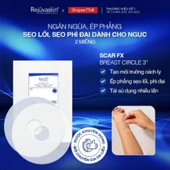 Miếng Dán Xóa Mờ Sẹo Phẫu Thuật Ngực Rejuvaskin Scar FX - Hỗ Trợ Điều Trị Sẹo Sau Phẫu Thuật, Đa Dạng Kích Thước