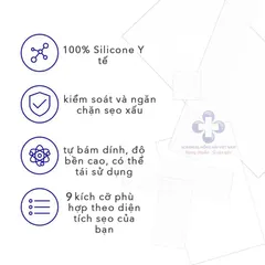 Miếng Dán Xoá Mờ Sẹo Lồi Scar FX 2.5x2.5cm - Giảm Sẹo, Phục Hồi Da Hiệu Quả từ Mỹ, An Toàn và Dễ Dùng