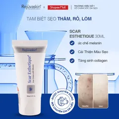 Kem Xóa Sẹo Thâm Scar Esthetique 30ml - Lấp Đầy Sẹo Rỗ, Sẹo Lõm Đến Từ Rejuvaskin USA, Giúp Làm Sáng Da và Cải Thiện Vết Sẹo