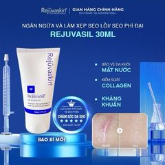 Gel Silicone Ngăn Ngừa Sẹo RejuvaSil 30ml - Làm Xẹp Sẹo Lồi, Phục hồi Da, An Toàn Cho Trẻ Em, Giảm Ngứa, Kích Ứng