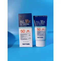 Kem Chống Nắng Prettyskin B5 SPF 50+ PA++++ - Phục Hồi Dưỡng Trắng Da Nhạy Cảm, 50ml