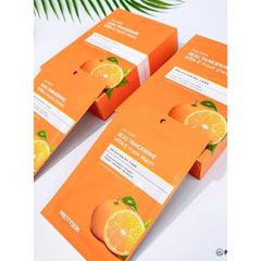 Mặt Nạ Vitamin C Prettyskin 25g - Dưỡng Trắng Da, Từ Chiết Xuất Quả Quýt Jeju, Phù Hợp Mọi Loại Da