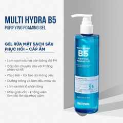 Gel Rửa Mặt PrettySkin Multi Hydra B5 300ml - Sữa Rửa Mặt Làm Sạch Sâu, Cấp Ẩm, Kiểm Soát Dầu Chuyên Sâu cho Da Nhạy Cảm