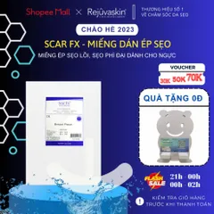 Miếng Dán Xóa Mờ Sẹo Lồi REJUVASKIN Scar FX - Silicone Y tế Chăm Sóc Da, Phục Hồi Tổn Thương, Che Phủ Hoàn Hảo