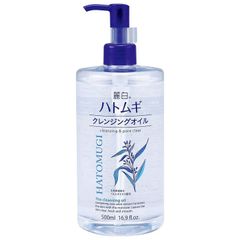 Dầu Tẩy Trang Reihaku Hatomugi 500ml - Cleansing Oil Nhật Bản Giúp Cấp Ẩm, Làm Sạch Sâu và Dưỡng Da
