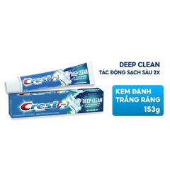 Kem Đánh Răng Crest+ Complete Deep Clean 153g - Sạch Sâu, Ngừa Sâu Răng, Làm Trắng Răng Hiệu Quả từ Mỹ