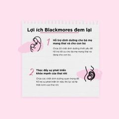 Viên uống Blackmores Pregnancy & Breast - Feeding Gold 60 viên, bổ sung vitamin cho mẹ bầu và cho con bú, hỗ trợ thai kỳ khỏe mạnh