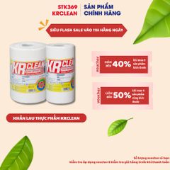 Khăn Giấy Thấm Thực Phẩm KRCLEAN 20x20cm - 50/100/200 Tờ, Lau Đa Năng, Thấm Hút Hiệu Quả, An Toàn Trong Bếp