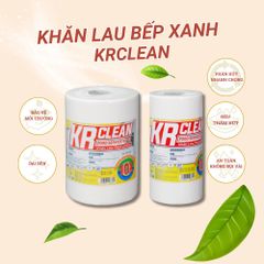 Khăn Giấy Thấm Thực Phẩm KRCLEAN 20x20cm - 50/100/200 Tờ, Lau Đa Năng, Thấm Hút Hiệu Quả, An Toàn Trong Bếp