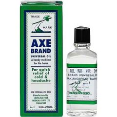 Dầu Gió Trắng Cây Búa 56ml - Axe Brand Universal Oil Giảm Đau Nhức, Say Tàu Xe, Cảm Cúm, Hỗ Trợ Sức Khỏe Hàng Ngày